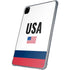 USA American Flag iPad Pro 11in (2024) Clear Case